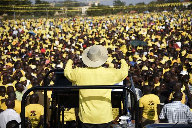Verkiezingen in Oeganda: president Yoweri Museveni gaat voor vijfde termijn