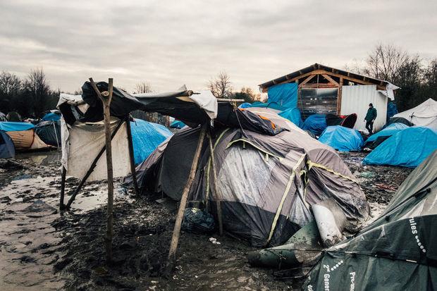 Vluchtelingenkamp in Duinkerke