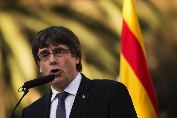 De Catalaanse regeringsleider Carles Puigdemont