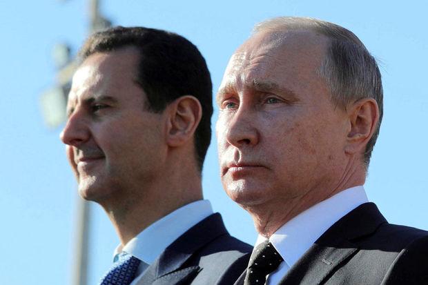 Bashar al-Assad en Vladimir Poetin