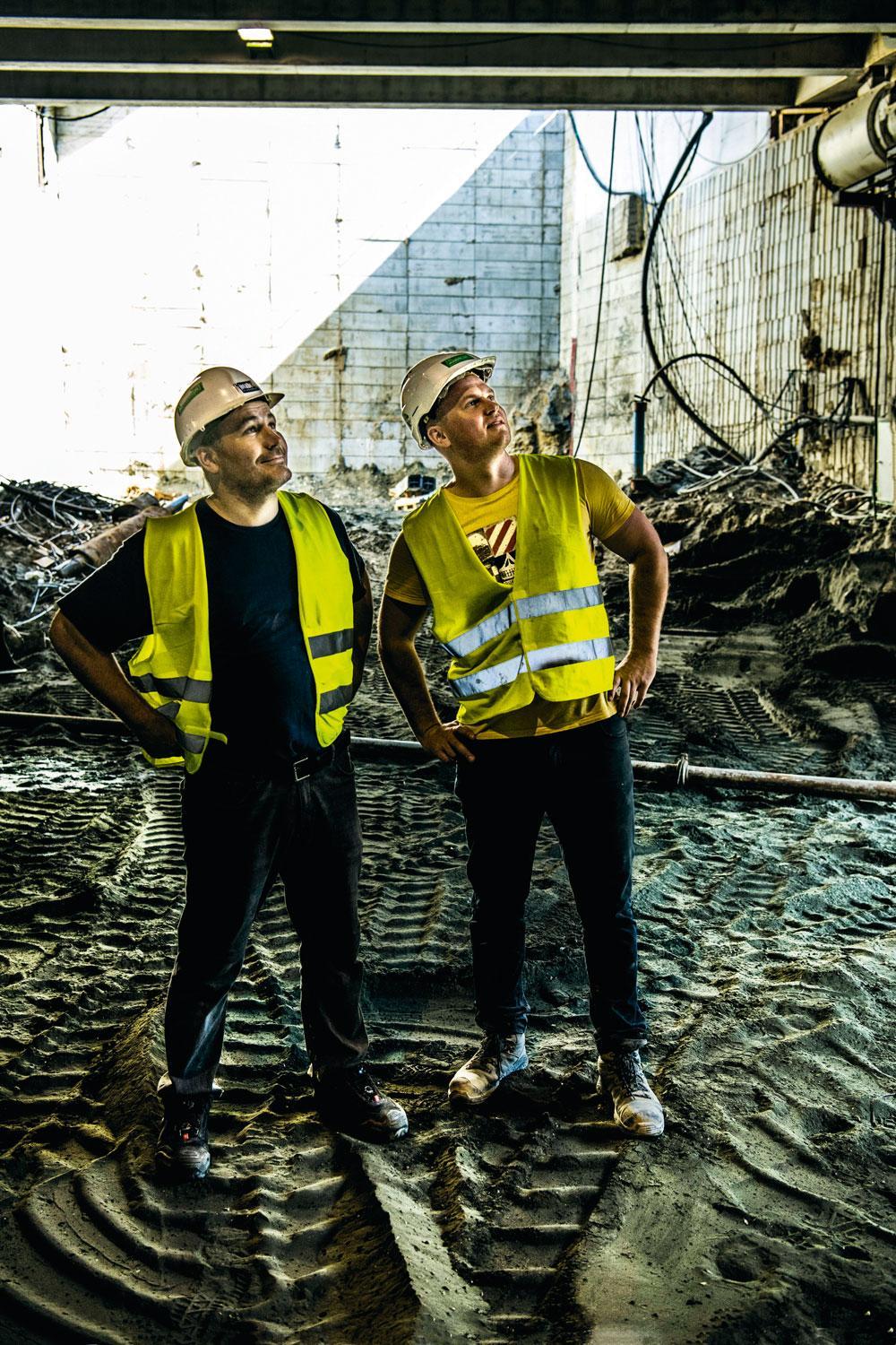 Arbeiders Marek en Marek 'We trekken al sinds ons twintigste Europa rond.'
