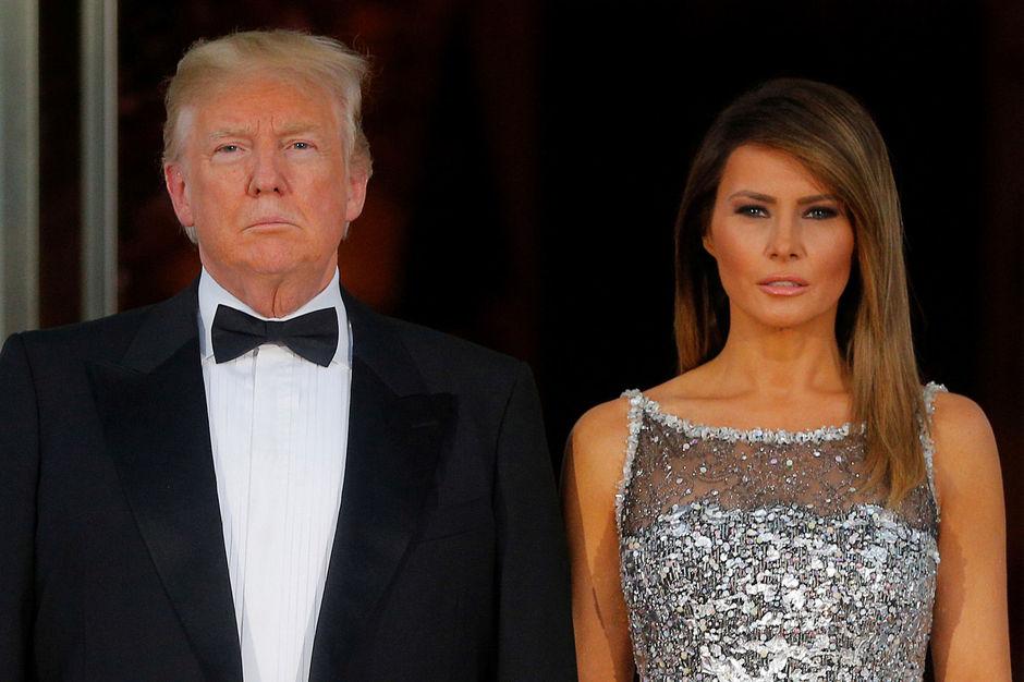 Melania Trump en haar echtgenoot Donald.