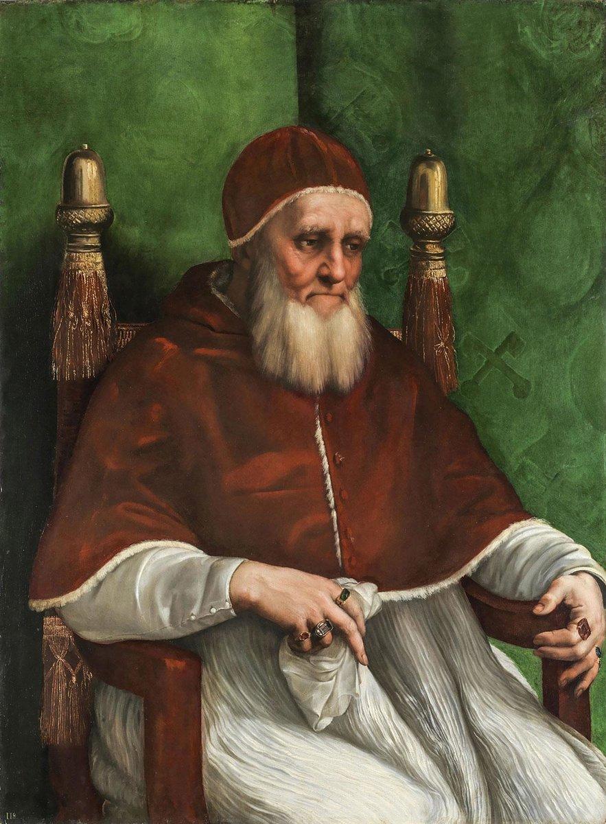 Raphael, Portrait of Pope Julius II, 1511.