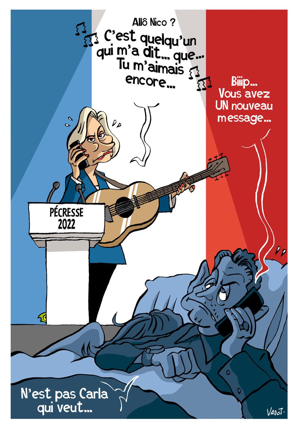 Valérie Pécresse demande son soutien à Nicolas Sarkozy mais l'ancien président fait la sourde oreille.