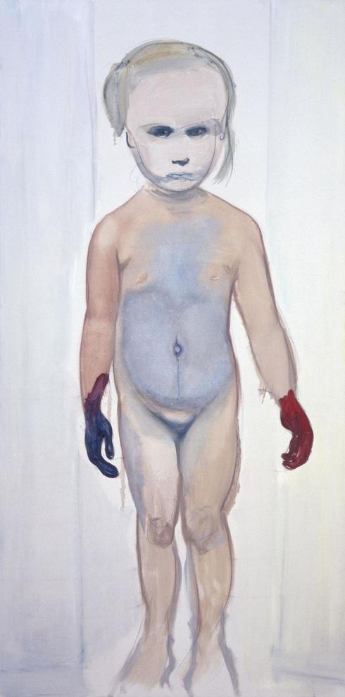 The Painter, 1994, olieverf op doek, 200 bij 100 cm. Foto Peter Cox, Collectie MoMA New York. Courtesy Zeno X Gallery