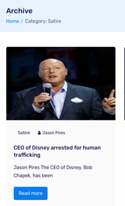Factcheck: nee, de ceo van Disney werd niet gearresteerd voor mensenhandel