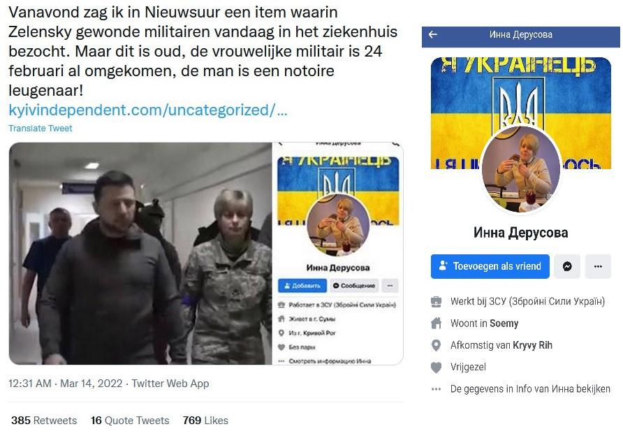 Factcheck: nee, duidingsprogramma Nieuwsuur toonde geen nepvideo van Zelensky