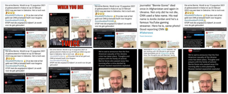 Factcheck: nee, deze man is geen Amerikaanse journalist die in Oekraïne werd gedood