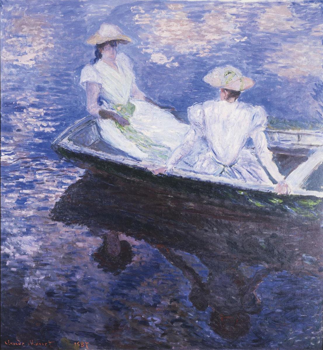 CLAUDE MONET Sur le bateau De opperimpressionist zou de chouchou worden van collectioneur Matsukata.