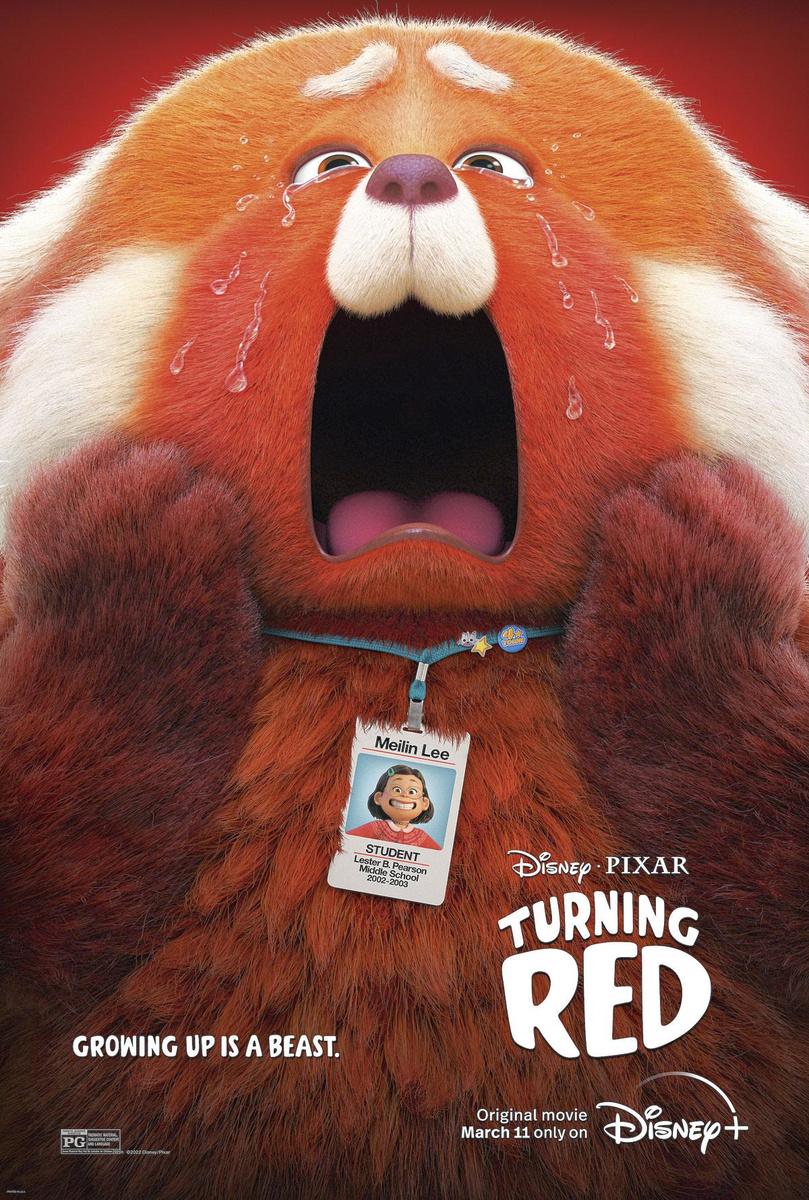 Pixarfilm 'Turning Red' toont hoe het écht is om een tienermeisje te zijn