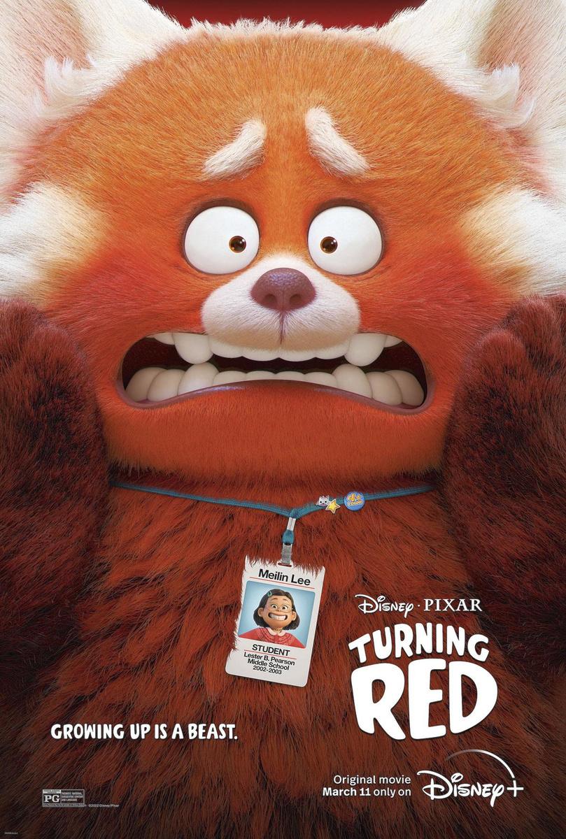 Pixarfilm 'Turning Red' toont hoe het écht is om een tienermeisje te zijn