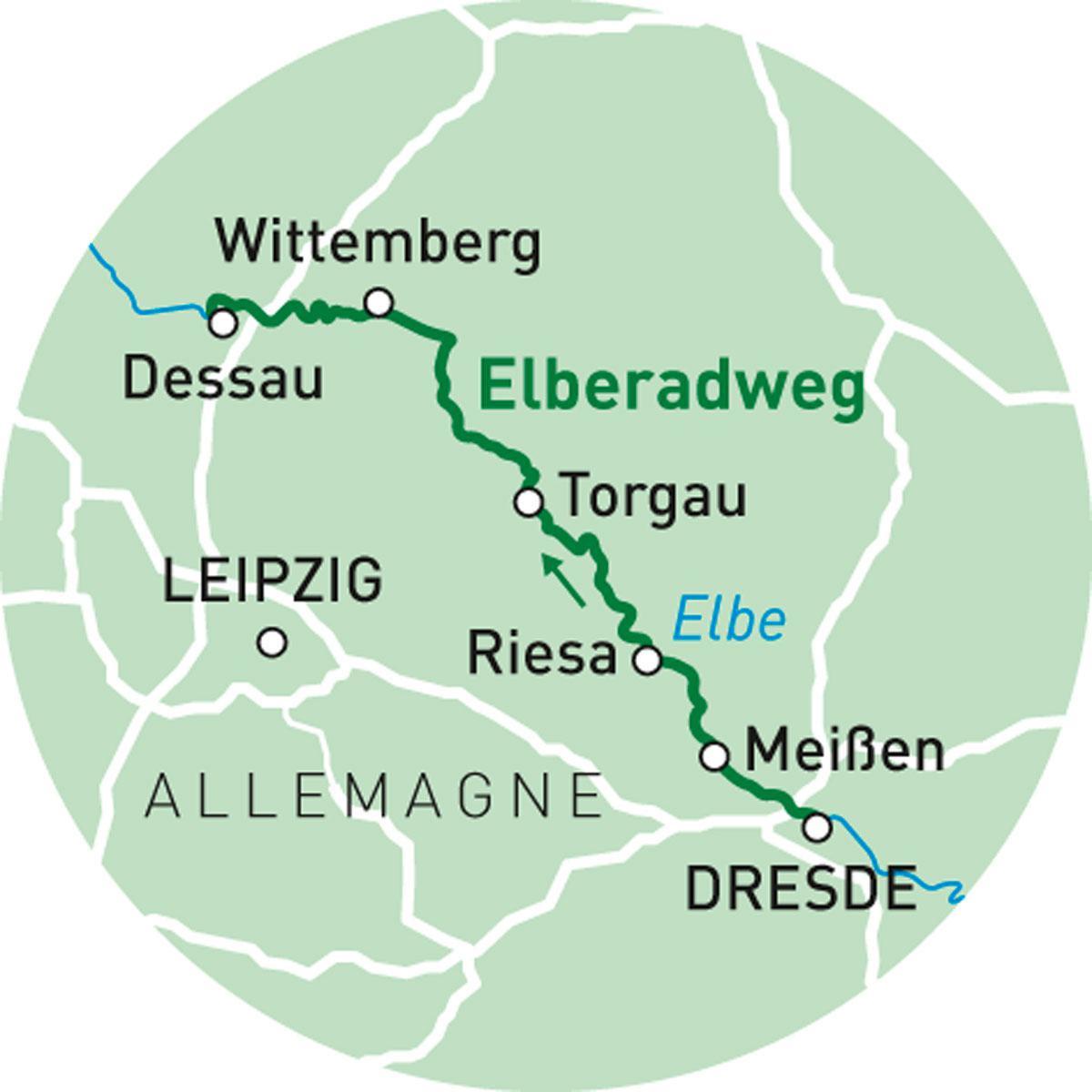 Au fil de l'Elbe: périple dans l'Est allemand en vélo électrique