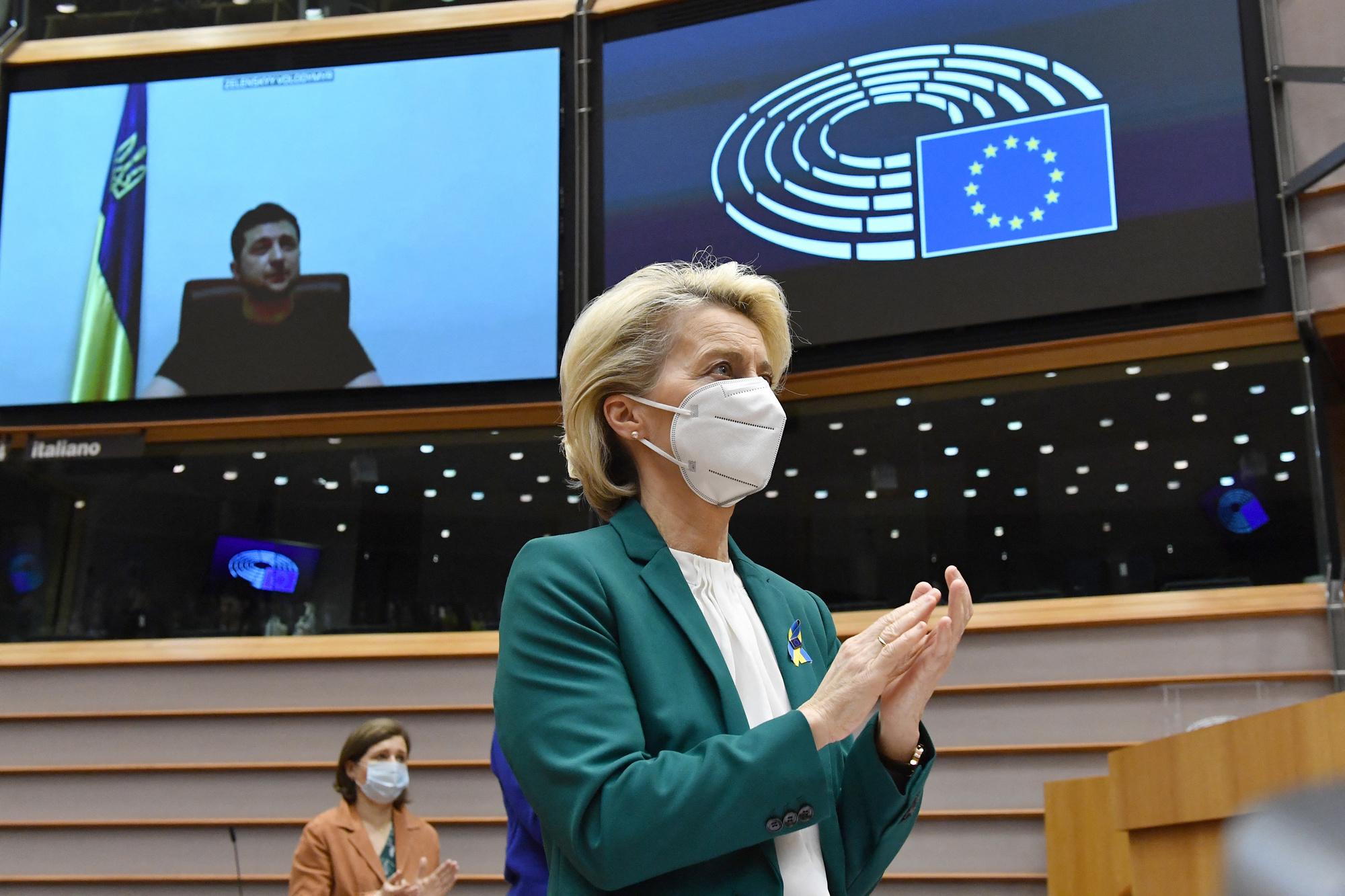 La présidente de la Commission européenne Ursula von der Leyen