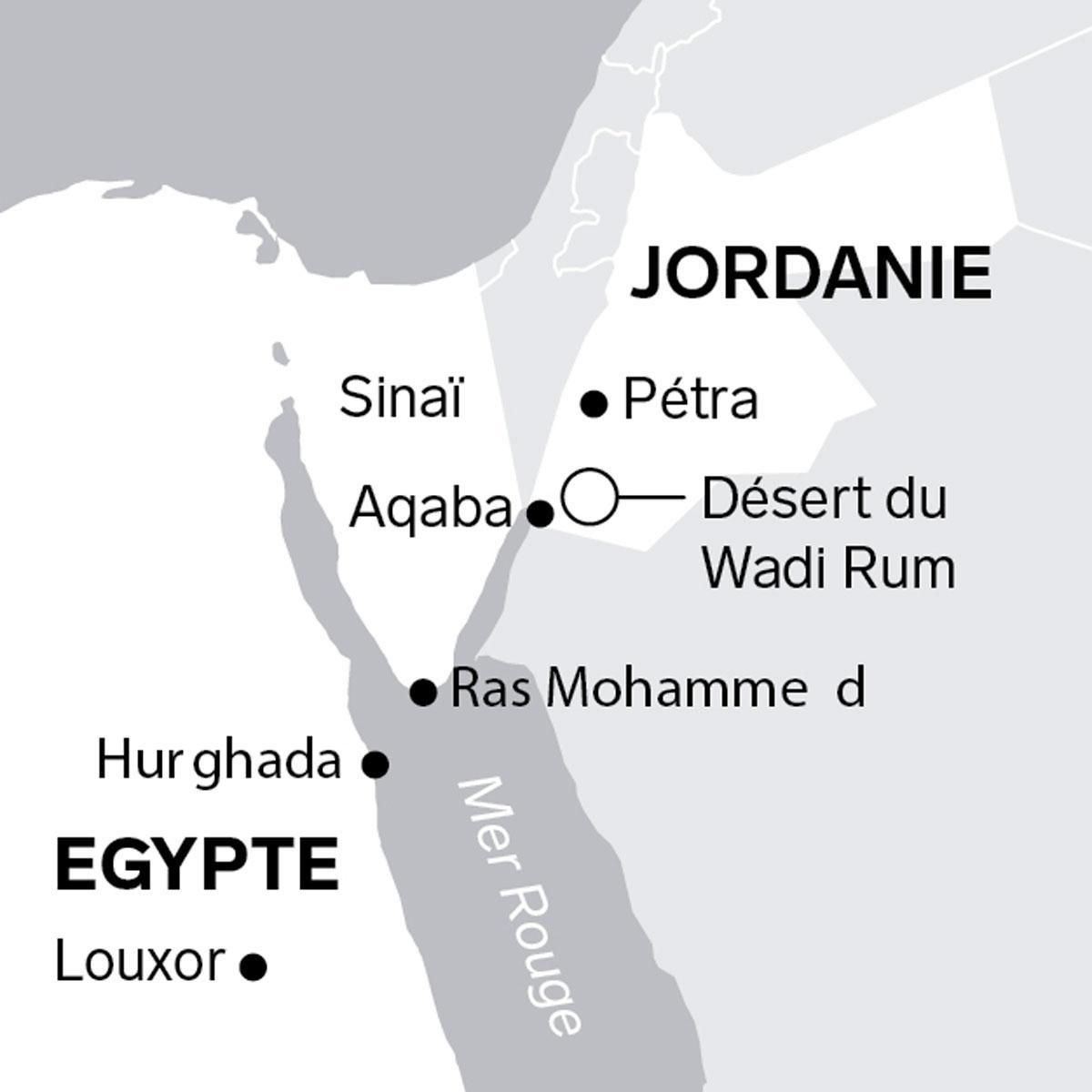 Croisière fantastique: voguer de l'Egypte à la Jordanie, à la découverte des trésors de la mer Rouge