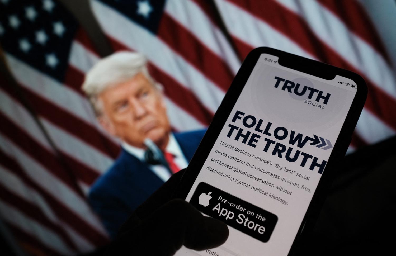 Truth social, le futur réseau social de Donald Trump