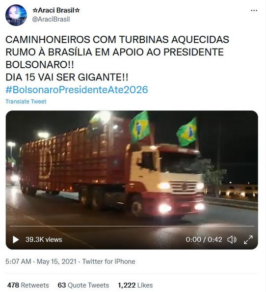 Factcheck: nee, deze Braziliaanse trucks steunen niet het 'Freedom Convoy'