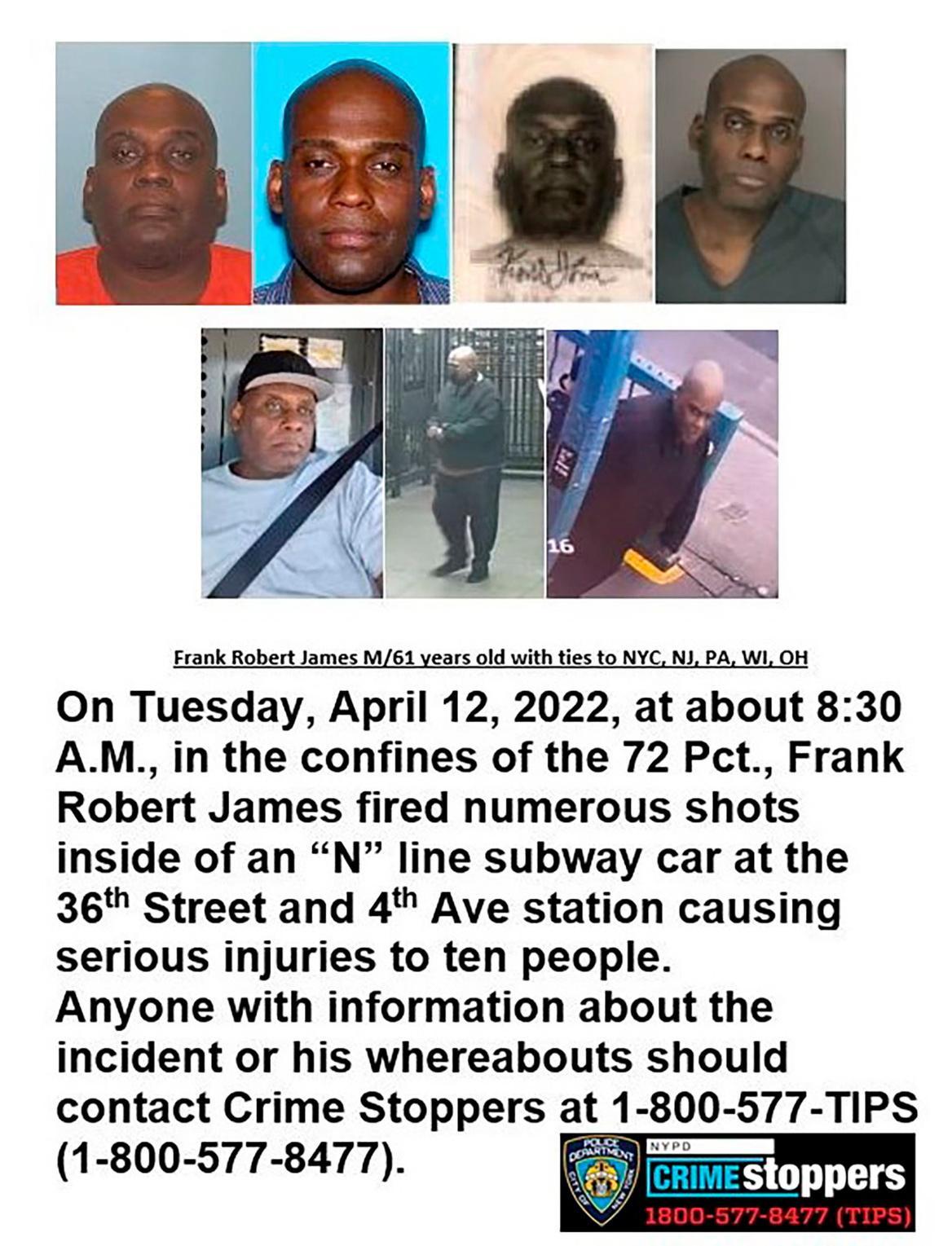 Arrêté, le tireur du métro de New York sera poursuivi pour 