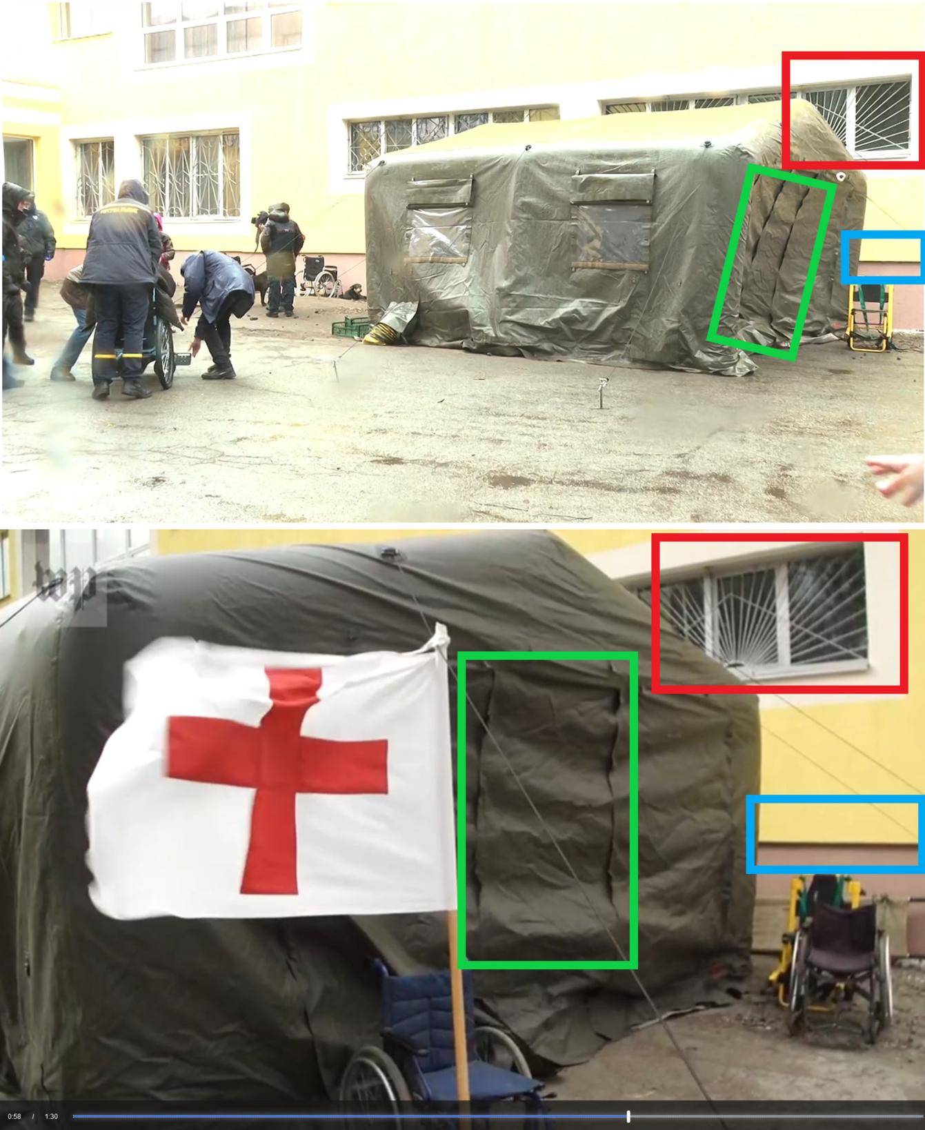 Factcheck: Oekraïense soldaten in busje met logo Rode Kruis is niet noodzakelijk een oorlogsmisdaad