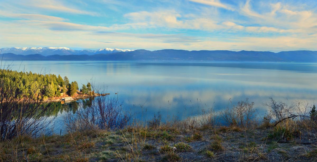 50. Flathead Lake in Montana 