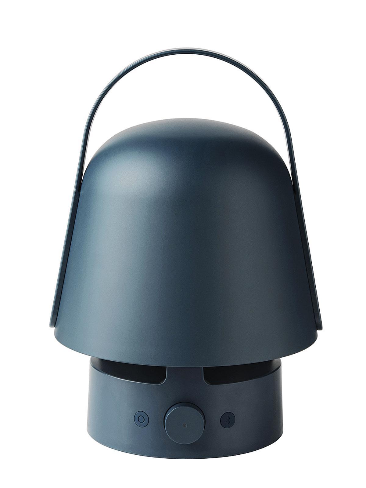 Vappeby, speaker Bluetooth d’extérieur avec lumière d’ambiance (49,99 euros), Ikea. 
