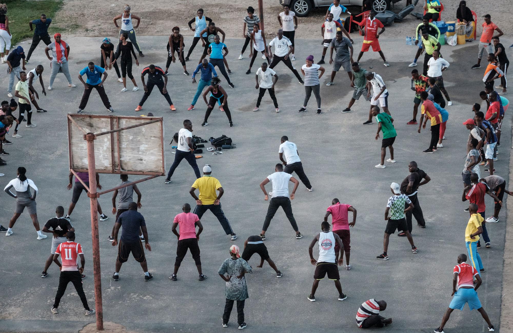 Fitness "solidaire" à Bujumbura
