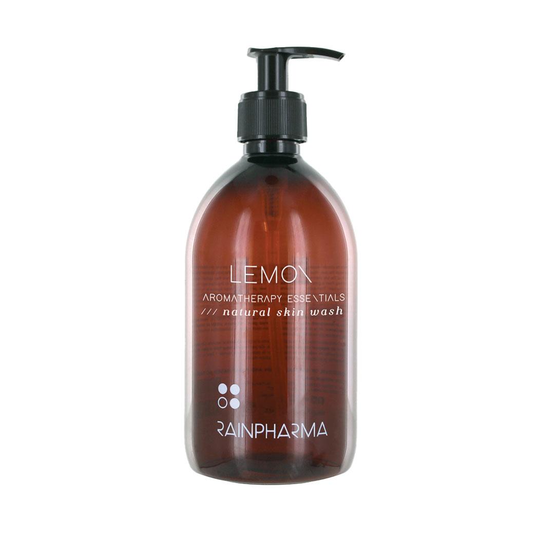 Natural skin wash Aromatherapy Essentials (43,95 euros les 500 ml), RainPharma, rainpharma.com 
