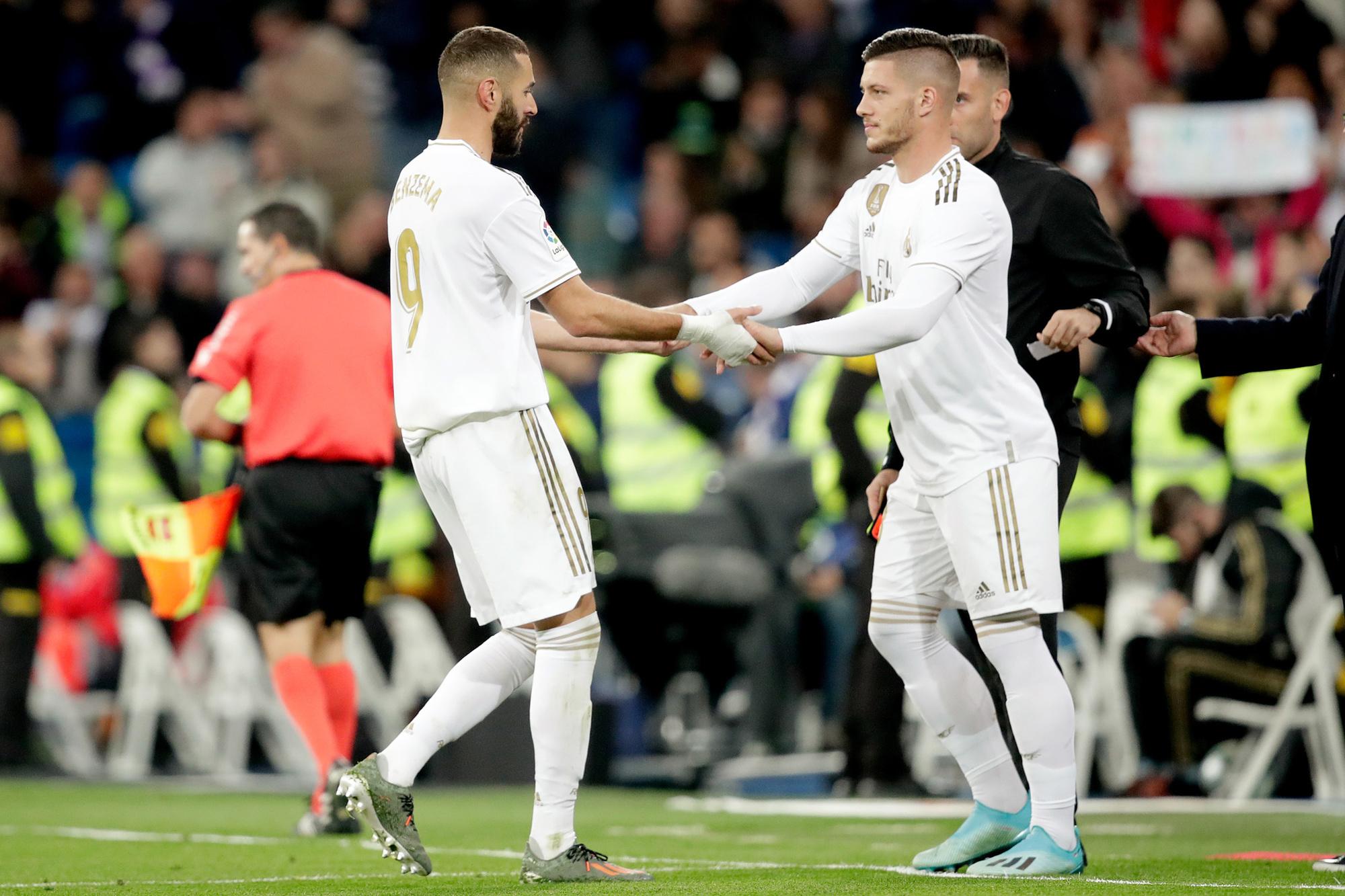 Jovic moest het het gemis van Ronaldo opvangen, maar voorlopig lijkt Real nog te afhankelijk van Benzema.