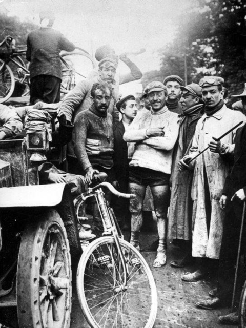 De eerste aankomst van de Tour in 1903