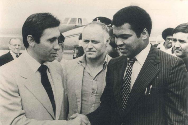 Muhammad Ali en Eddy Merckx