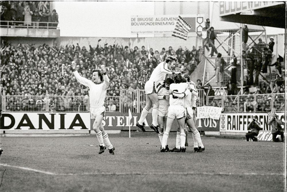 12 april 1978: Club Brugge - Juventus (2-0, n.v.). Dolle vreugde wanneer Fons Bastijns al vroeg de 1-0-nederlaag uit de heenwedstrijd uitwist.