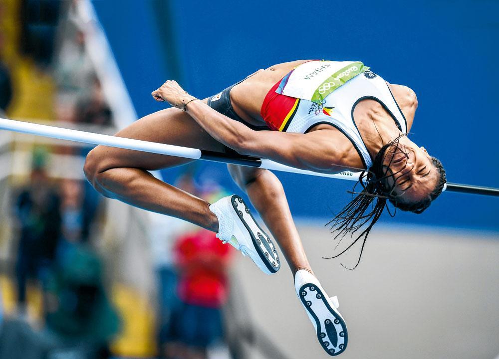 Hét hoogtepunt in de carrière van Nafi Thiam: in Rio wordt ze Olympisch kampioene.