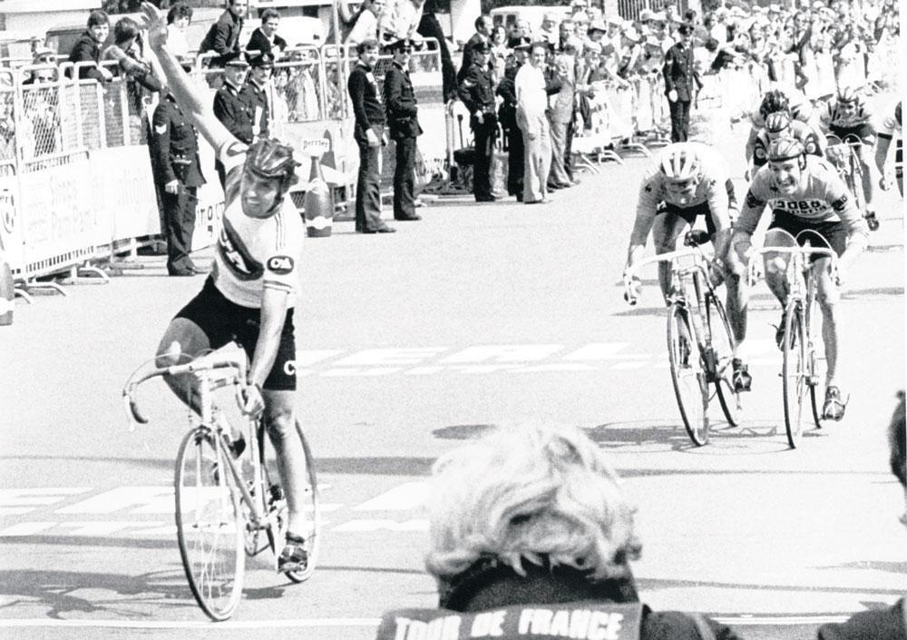 Walter Planckaert wint in 1978 de Tourrit met aankomst in Brussel.