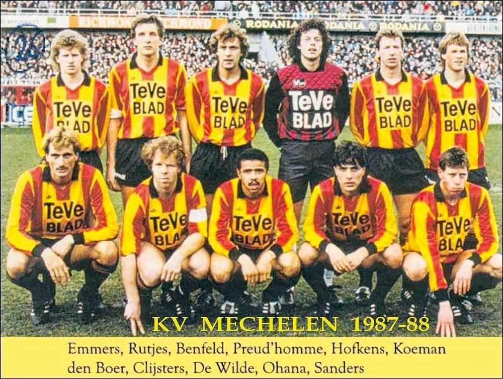 Interview met Joachim Benfeld, een van de hoofdrolspelers toen KV Mechelen in 1987 de beker won