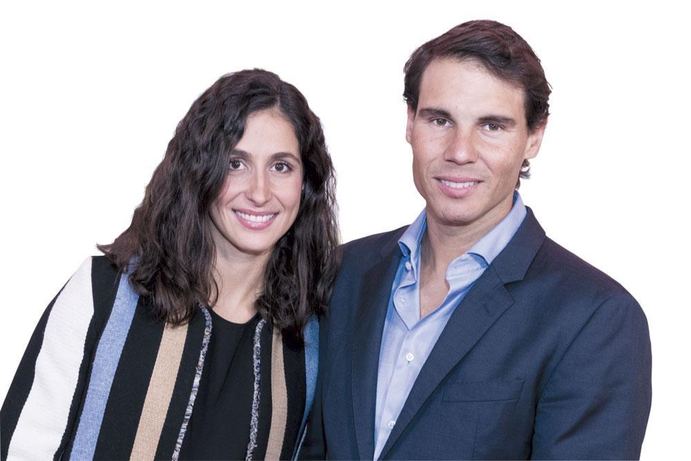 Rafael Nadal met zijn toekomstige vrouw Xisca Perelló.