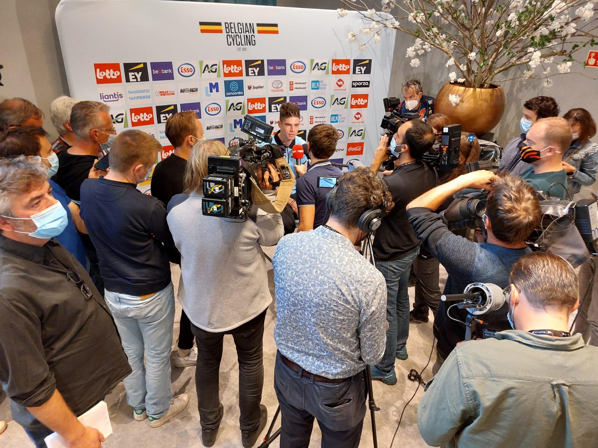 Wout van Aert is klaar voor het WK: 'Ik durf tegen iedereen te sprinten'