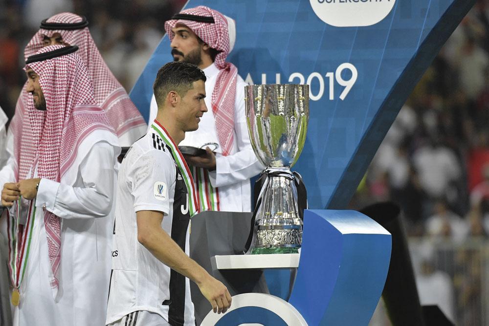 Cristiano Ronaldo maakte in januari voor Juventus de enige treffer in de eerste Supercoppa Italiana die in Saudi-Arabië werd gespeeld. Tegenstander was AC Milan.