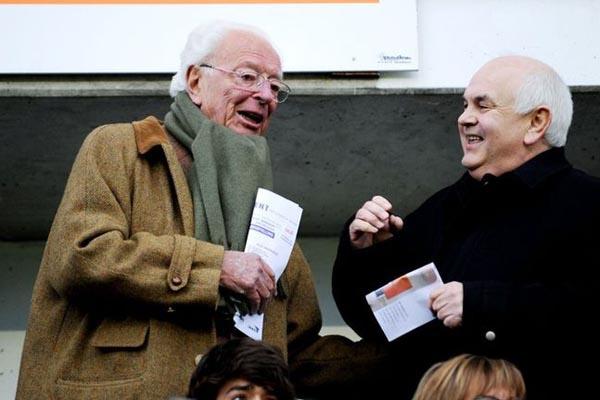 Ex-KAA Gent-voorzitter Jean Van Milders en Ivan De Witte