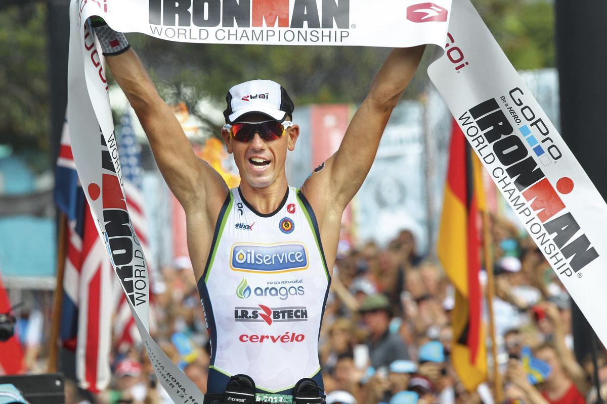 Frederik Van Lierde won in 2013 het WK triatlon, de Ironman op Hawaï.
