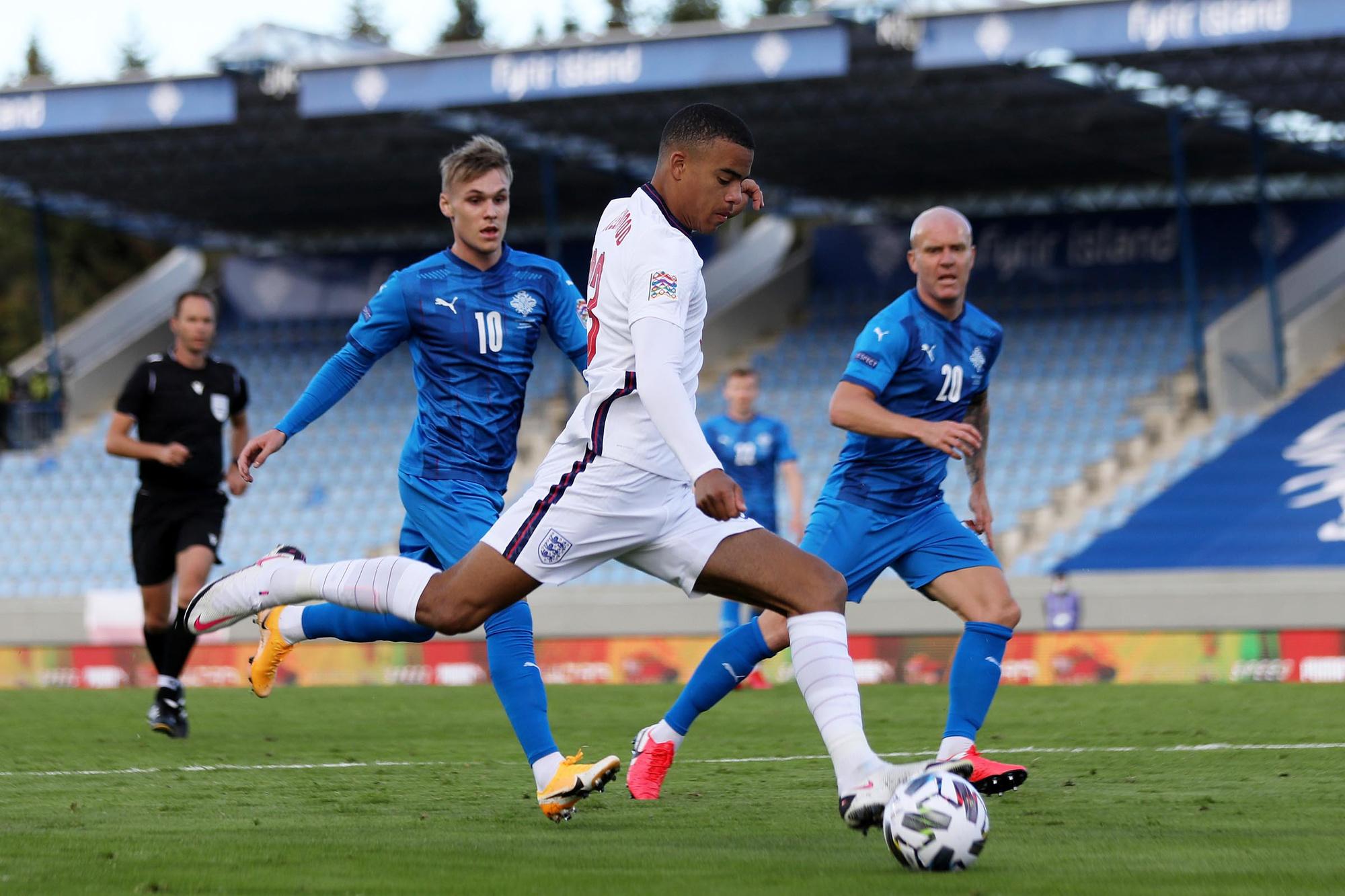 Mason Greenwood, een van dé supertalenten van Engeland.