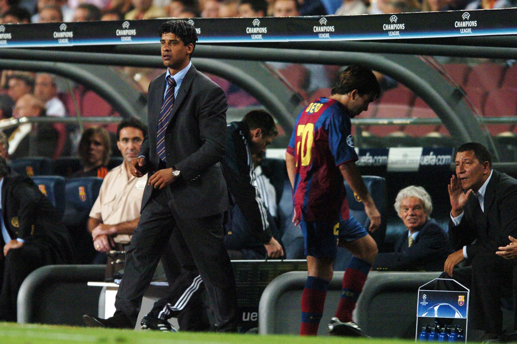 Frank Rijkaard was de laatste Nederlandse coach aan het hoofd van Barcelona