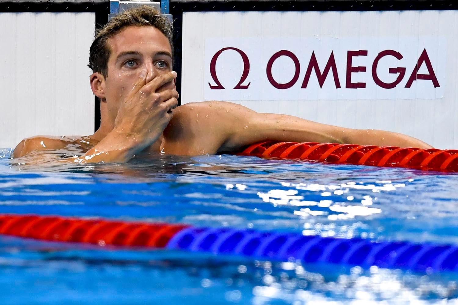 Pieter Timmers kan zijn ogen niet geloven in de finale in Rio.