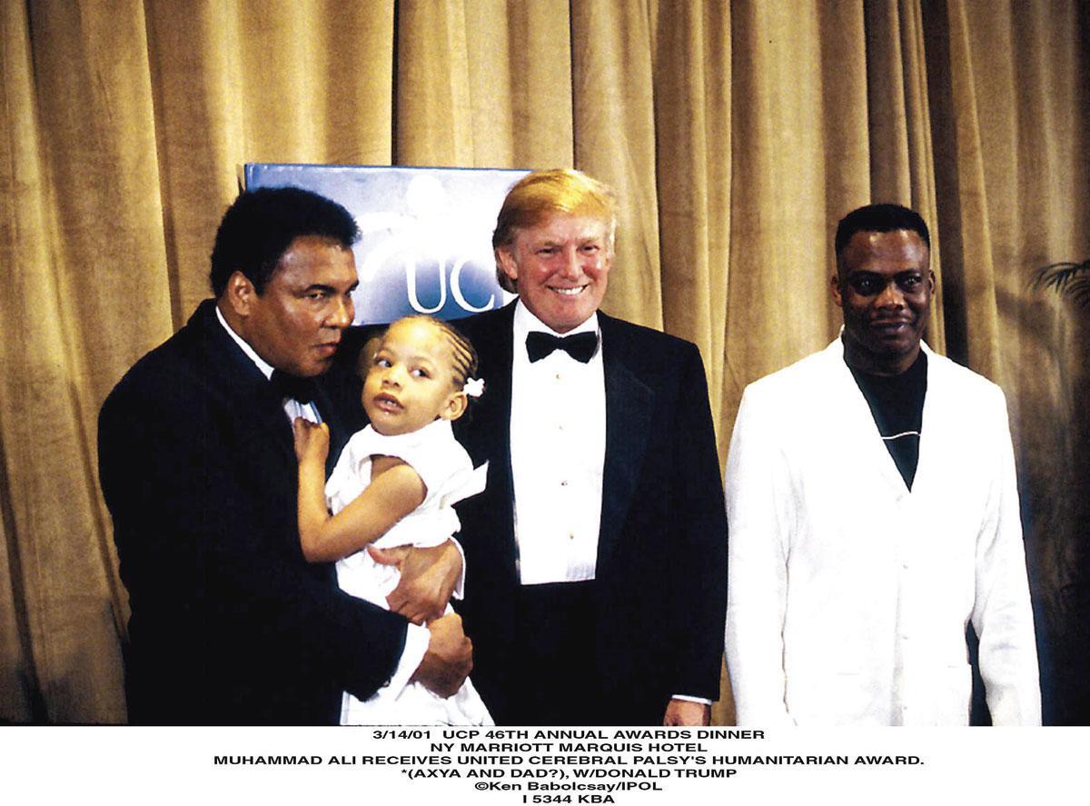 Muhammad Ali liep niet hoog op met Donald Trump.