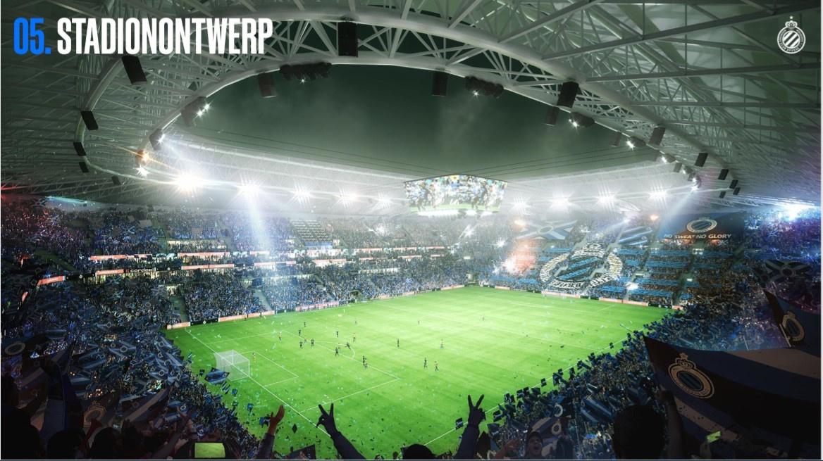 Club Brugge wil verleiden met zijn nieuw stadion