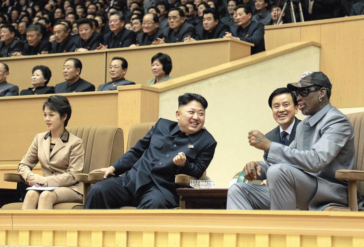 Over de Noord-Koreaanse leider Kim Jong-un spreekt hij vaak als zijn 'maatje' Kim.