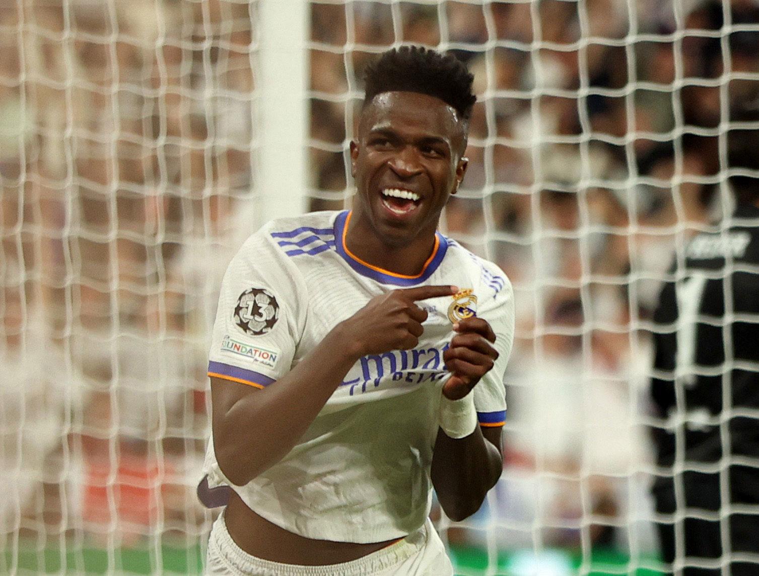 Vinicius Junior viert zijn goal