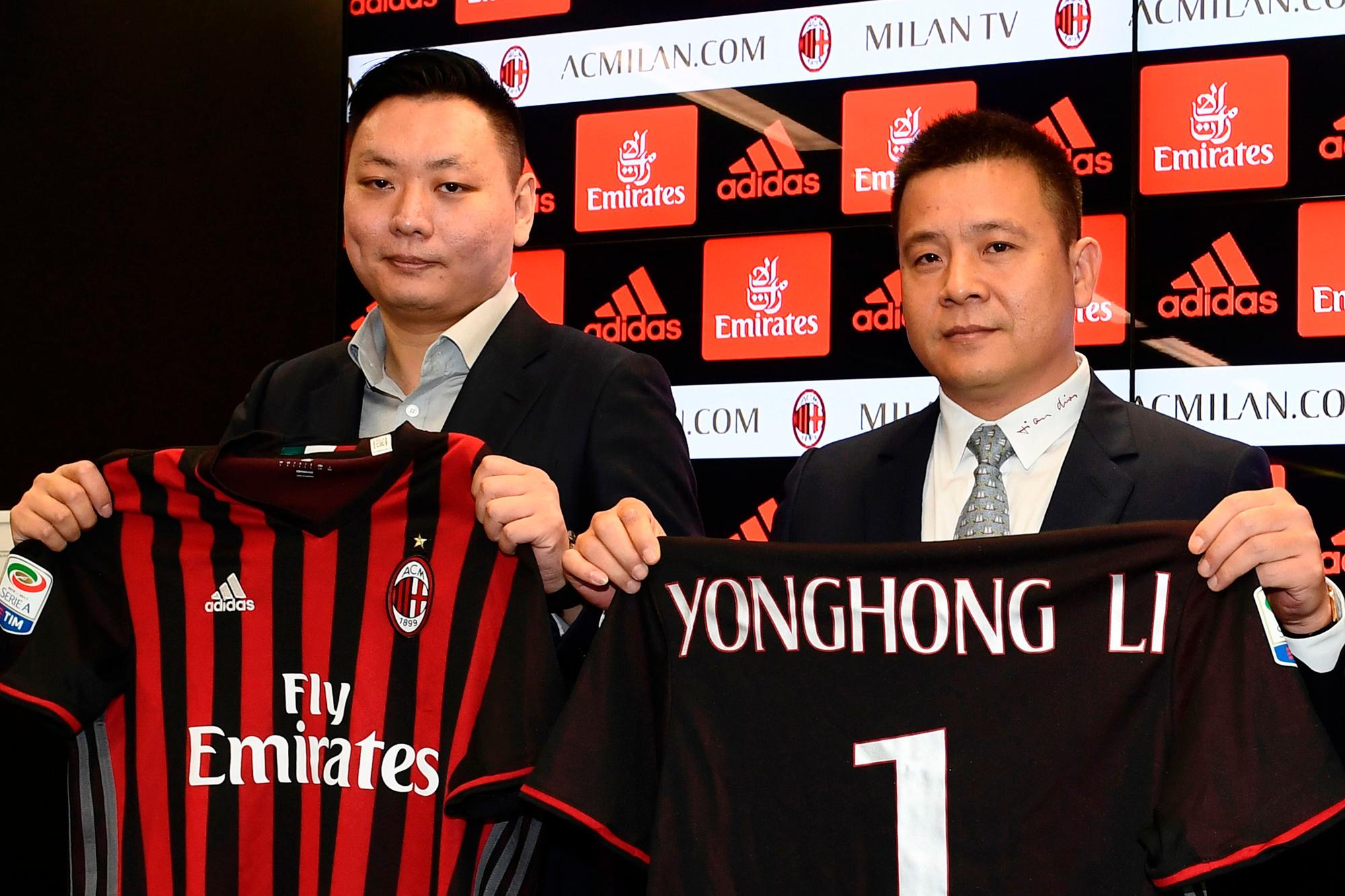 Li Yonghong, de nieuwe eigenaar van Milan