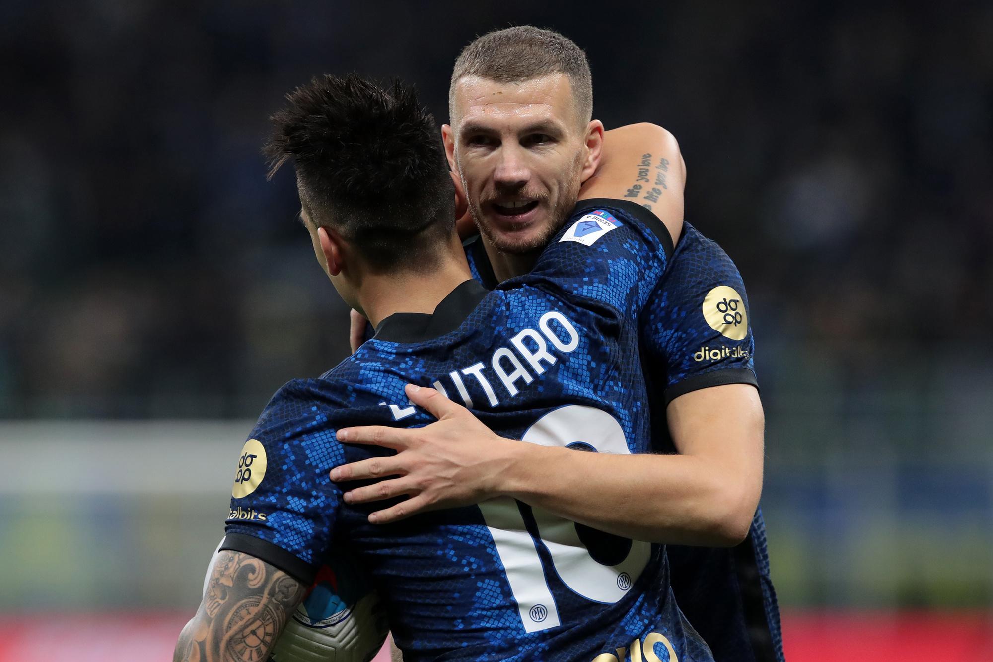 Edin Dzeko en Lautaro Martínez: het nieuwe koningskoppel van Inter