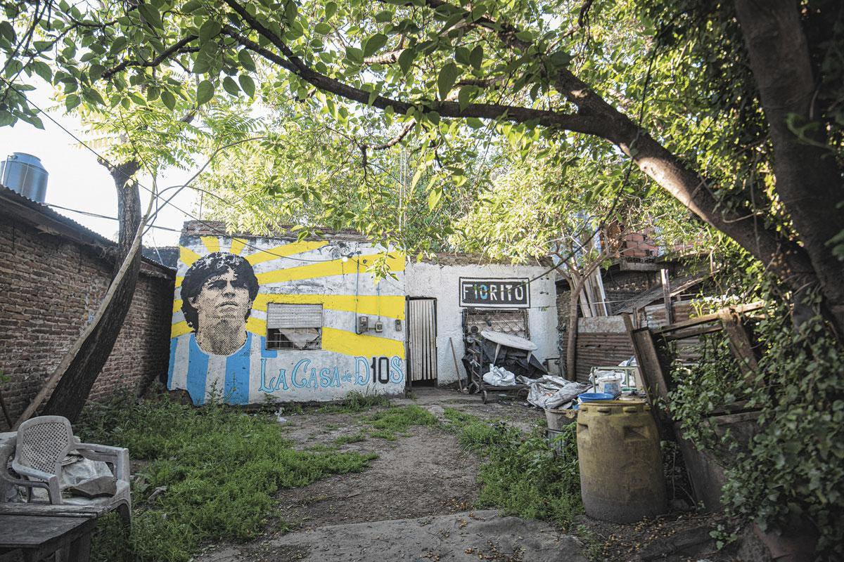 Het geboortehuis van Maradona in sloppenwijk Villa Fiorito wordt binnenkort een museum.