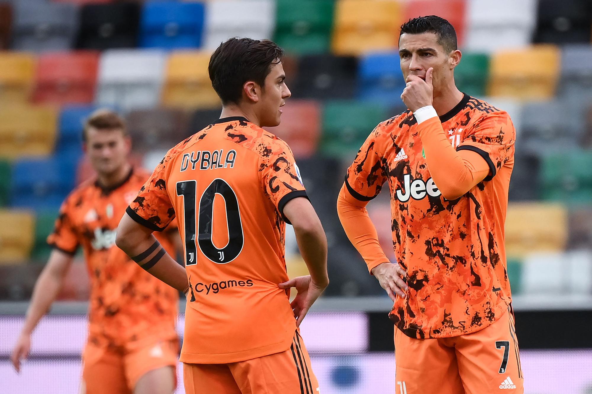 Dybala moest in de voetsporen treden van Ronaldo, maar dat lukt voorlopig niet.