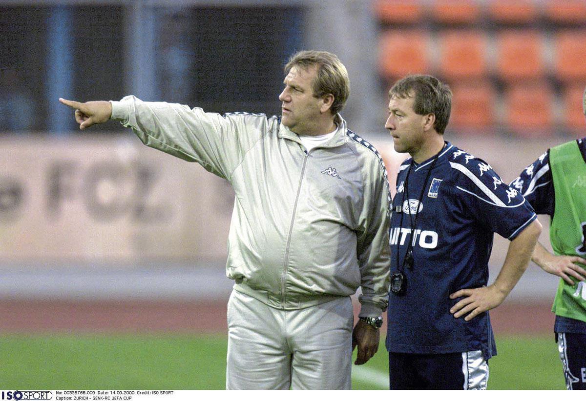 Met Johan Boskamp die hij later, na de ziekte van diens vrouw, als hoofdtrainer verving.